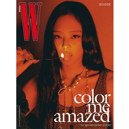 W KOREA BLACKPINK JENNIE 表紙 5冊セット BLACKPINK Jennie – W Korea Magazine November 2024 Issue – Random