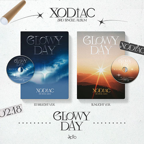 소디엑 | XODIAC 3RD SINGLE [ GLOWY DAY] +UNFOLD POSTER