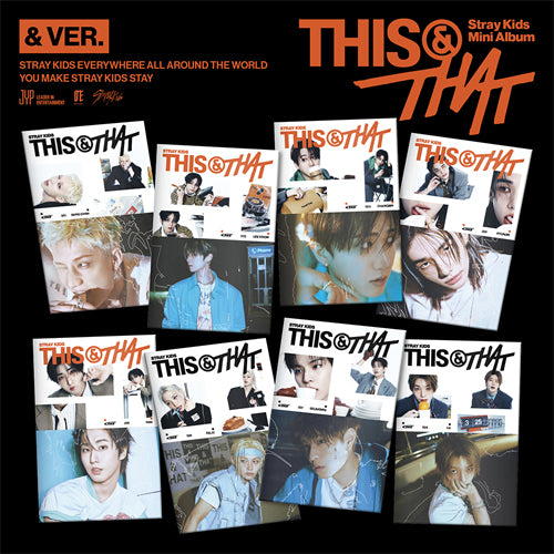 STRAY KIDS MINI ALBUM [ THIS & THAT ] & VER.+POB