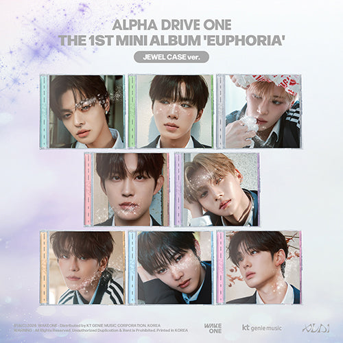 ALPHA DRIVE ONE THE 1ST MINI ALBUM [ EUPHORIA ] JEWEL CASE VER.+POB