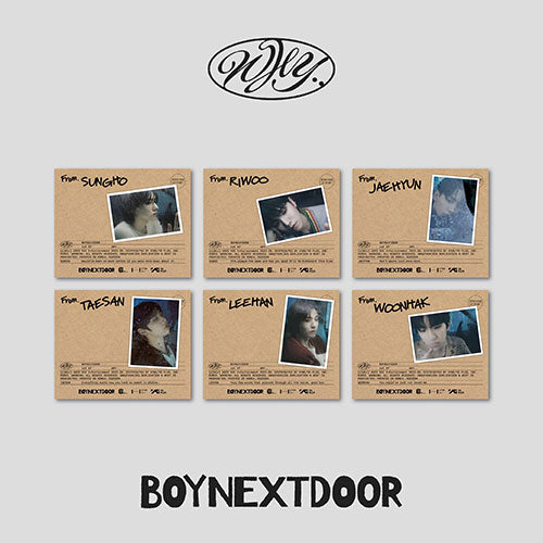 보이넥스트도어 | BOYNEXTDOOR 1ST EP ALBUM [ WHY.. ] LETTER VER.