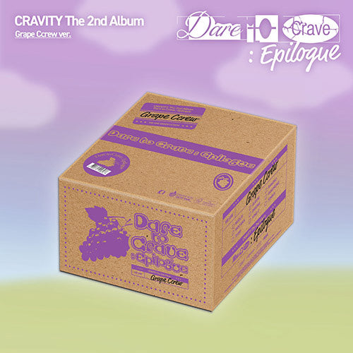 CRAVITY THE 2ND ALBUM [ DARE TO CRAVE : Epilogue ] GRAPE CCREW VER. RANDOM VER.