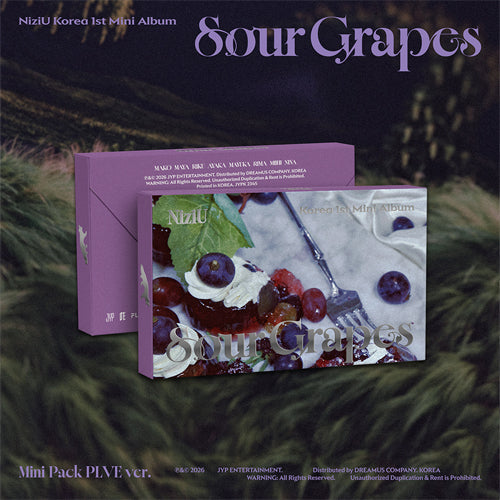 니쥬 | NiziU KOREA 1ST MINI ALBUM [ Sour Grapes ] MINI PACK PLVE VER.