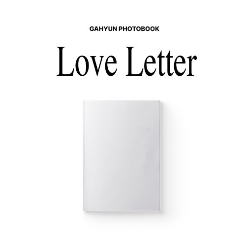 가현 | GAHYUN PHOTOBOOK [ Love Letter ]