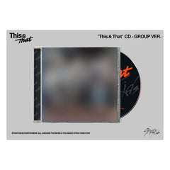 STRAY KIDS MINI ALBUM [ THIS & THAT ] [GROUP VER.] US EDITION