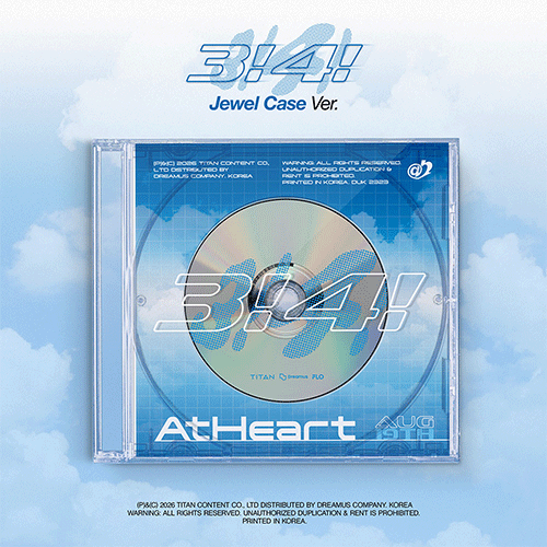ATHEART SINGLE ALBUM [ 3!4! ] JEWEL CASE VER.