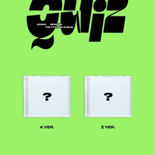 정세운 |  JEONG SEWOON 6TH MINI ALBUM [ QUIZ ] JEWEL VER.