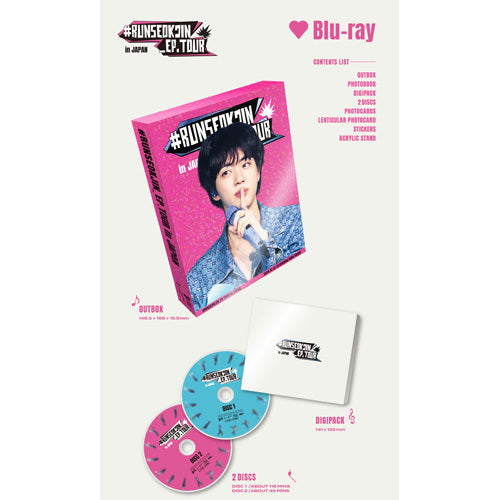 RUNSEOKJIN_EP.TOUR in JAPAN (w/ Weverse Shop Bonus: Hologram Square Card (Blu-ray Ver.))