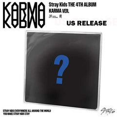 Stray Kids US 限定 vinyl KARMA アメリカ 新品未開封 KARMA (CLEAR SAPPHIRE VINYL) - Stray Kids 스트레이 키즈