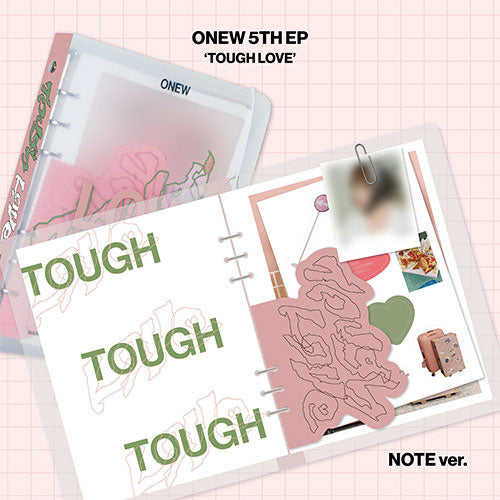 온유 | ONEW 5TH EP [ TOUGH LOVE ] NOTE VER.+POB