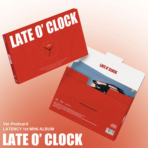 레이턴시 | LATENCY 1ST MINI ALBUM  [ LATE O’ CLOCK ] POSTCARD VER.