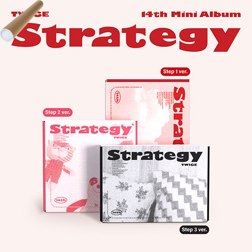 TWICE 14TH MINI ALBUM [ STRATEGY ] + POSTER