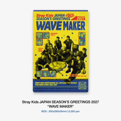 Stray Kids JAPAN SEASON’S GREETINGS 2027 “WAVE MAKER” - JYP POB