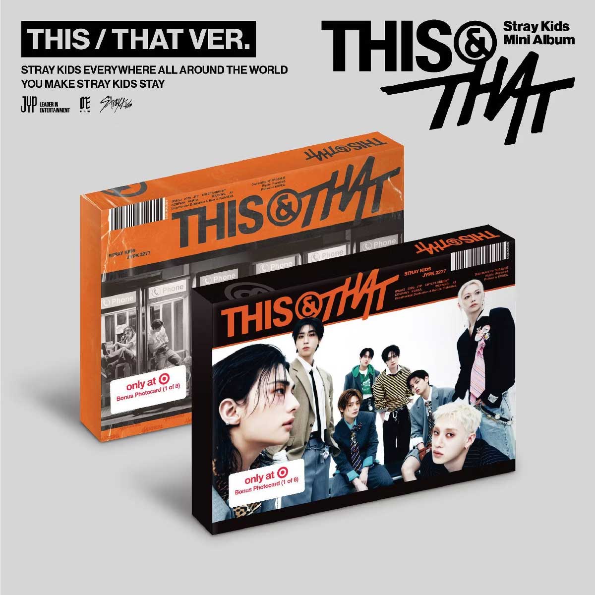 STRAY KIDS MINI ALBUM [ THIS & THAT ] US EDITION