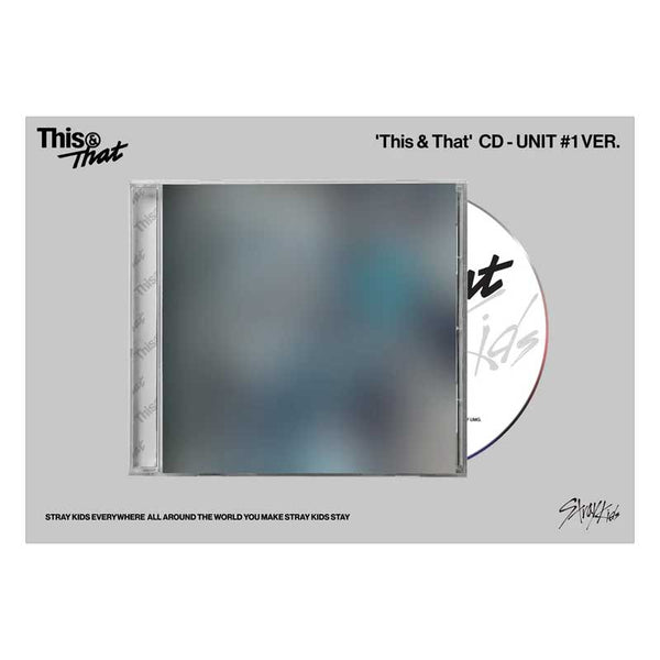 STRAY KIDS MINI ALBUM [ THIS & THAT ] [UNIT #1 VER.] US EDITION