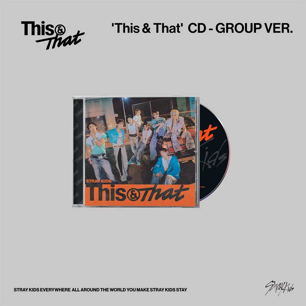 STRAY KIDS MINI ALBUM [ THIS & THAT ] [GROUP VER.] US EDITION