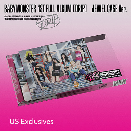 BABYMONSTER 1ST FULL ALBUM [ DRIP ] JEWEL CASE VER.+POB ( US VER