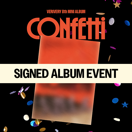 VERIVERY 8TH MINI ALBUM [ CONFETTI ] PHOTOBOOK VER - SIGNED