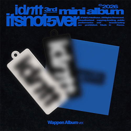 idntt 3RD MINI ALBUM [ itsnotover ] WAPPEN ALBUM VER.