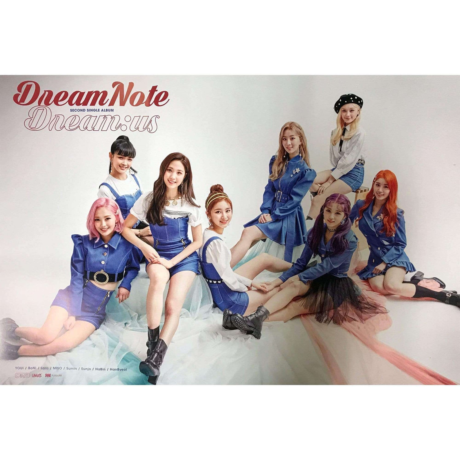 MUSIC PLAZA Poster A. ver 드림노트 | DREAMNOTE |  DREAM:US (2ND 싱글앨범) | POSTER
