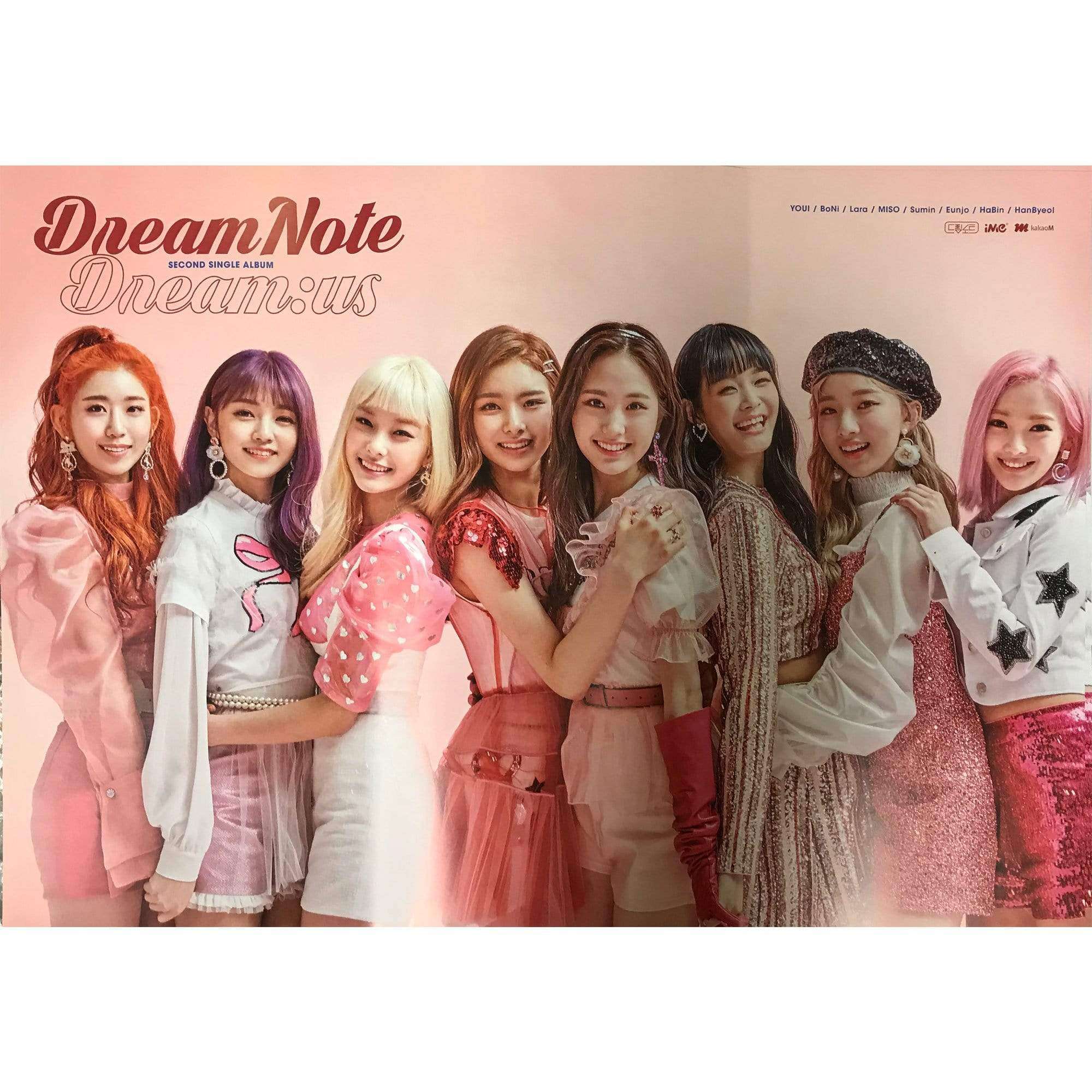 드림노트 | DREAMNOTE | 2ND MINI ALBUM [ DREAM:US ] | POSTER ONLY