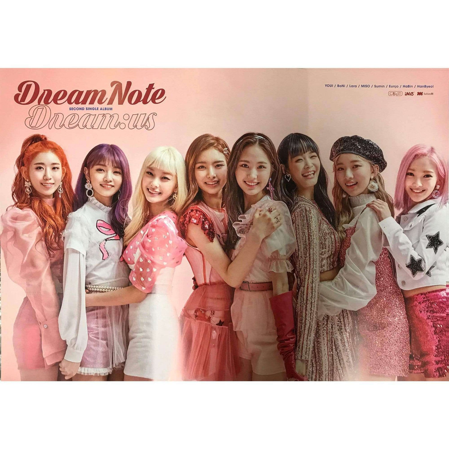 MUSIC PLAZA Poster B. ver 드림노트 | DREAMNOTE |  DREAM:US (2ND 싱글앨범) | POSTER