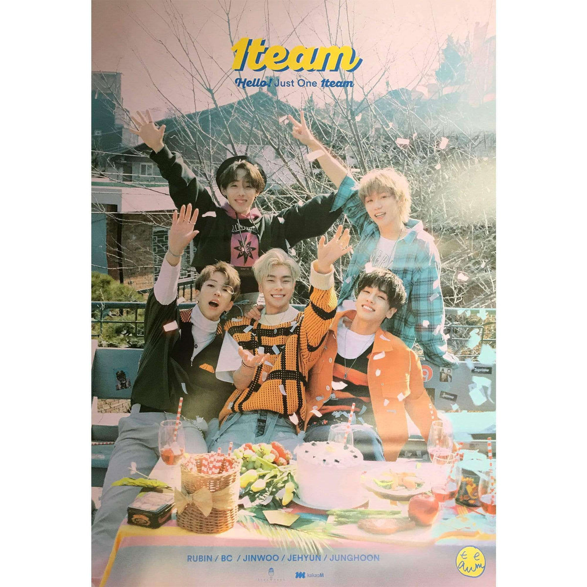 원팀 | 1TEAM |  HELLO! - 1ST MINI ALBUM | POSTER
