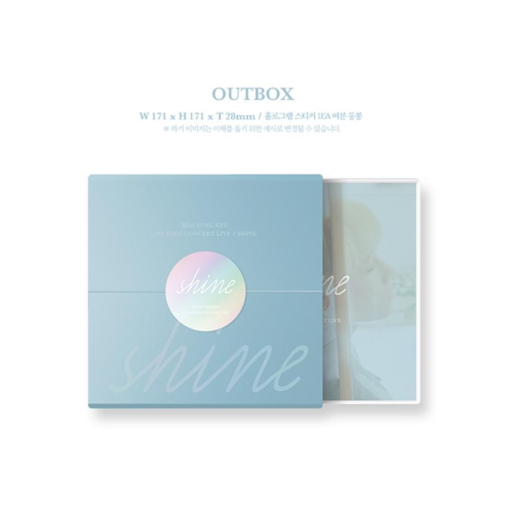 MUSIC PLAZA CD Kim Sungkyu [ Infinite ] |김성규 | 1st Solo Concert Live [ Shine ] 2CD