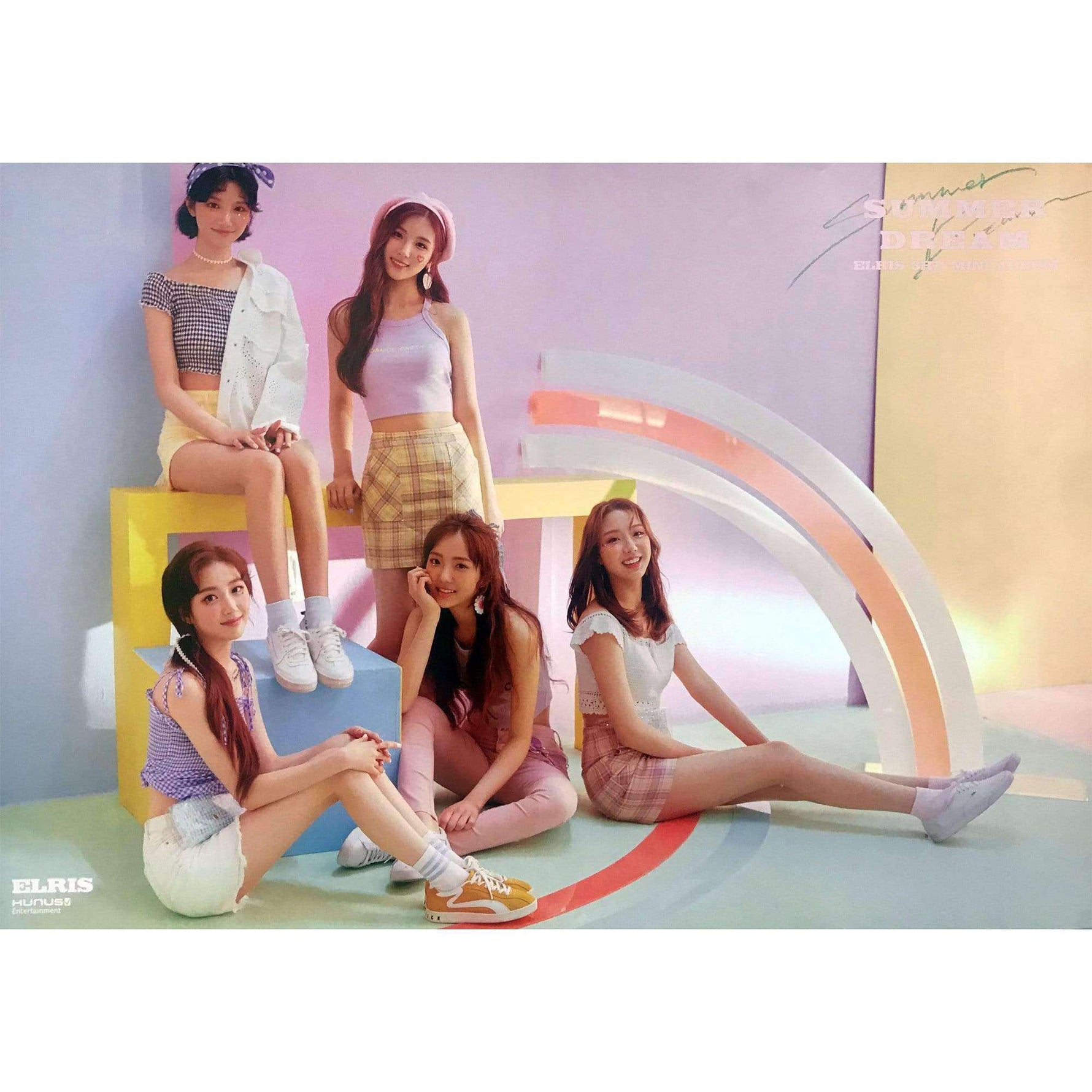 MUSIC PLAZA Poster A. ver 엘리스 | ELRIS | SUMMER DREAM (3RD MINI ALBUM) | POSTER