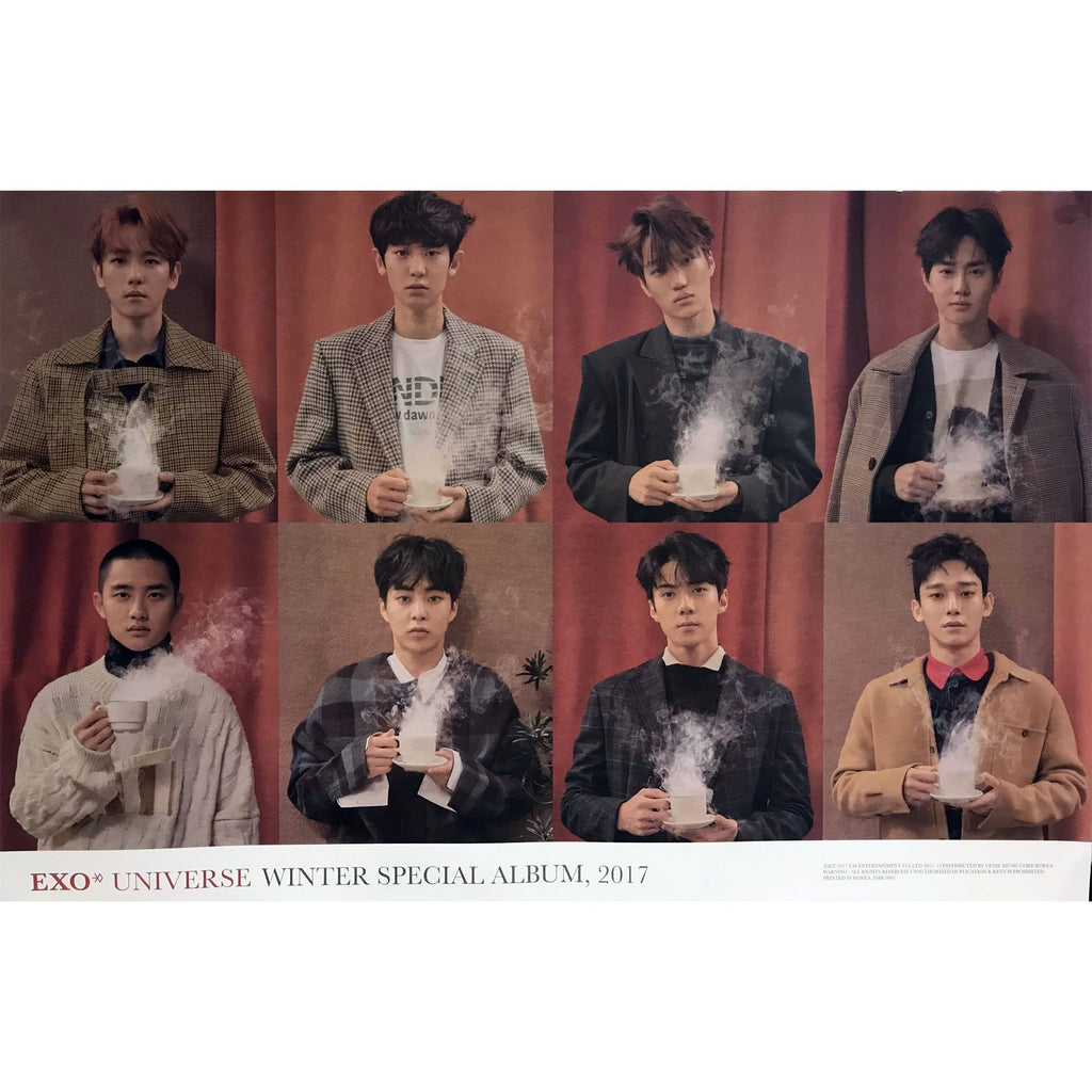 MUSIC PLAZA Poster EXO | 엑소 | 2017 WINTER SPECIAL - GROUP VERSION | POSTER ONLY