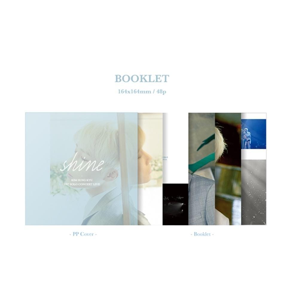 MUSIC PLAZA CD Kim Sungkyu [ Infinite ] |김성규 | 1st Solo Concert Live [ Shine ] 2CD