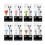 MUSIC PLAZA Goods TATA BT21 CHARACTER STRAP [ 3 in 1 ] CABLE