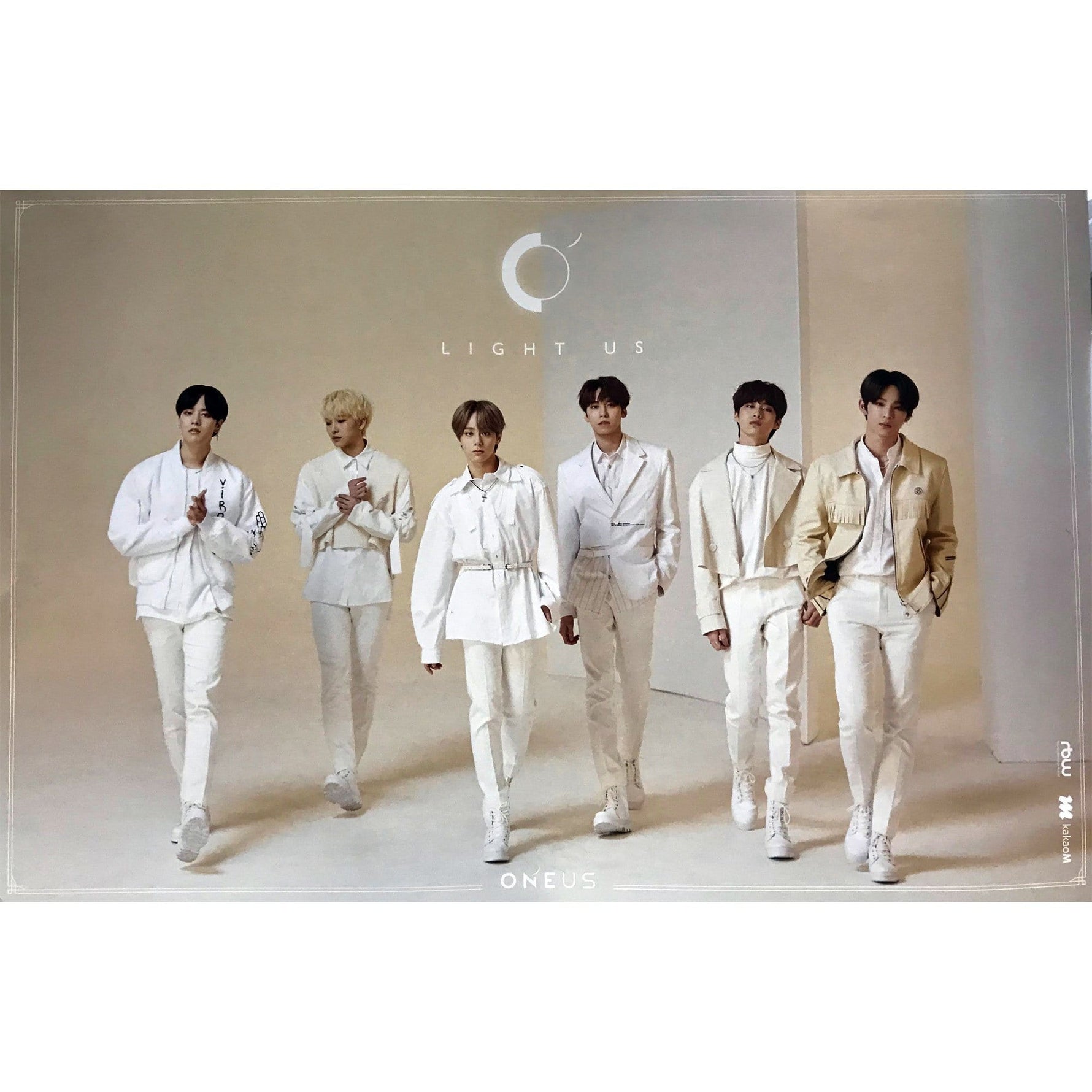 MUSIC PLAZA Poster A. ver 원어스 | ONEUS |  LIGHT US - 1ST MINI ALBUM | POSTER