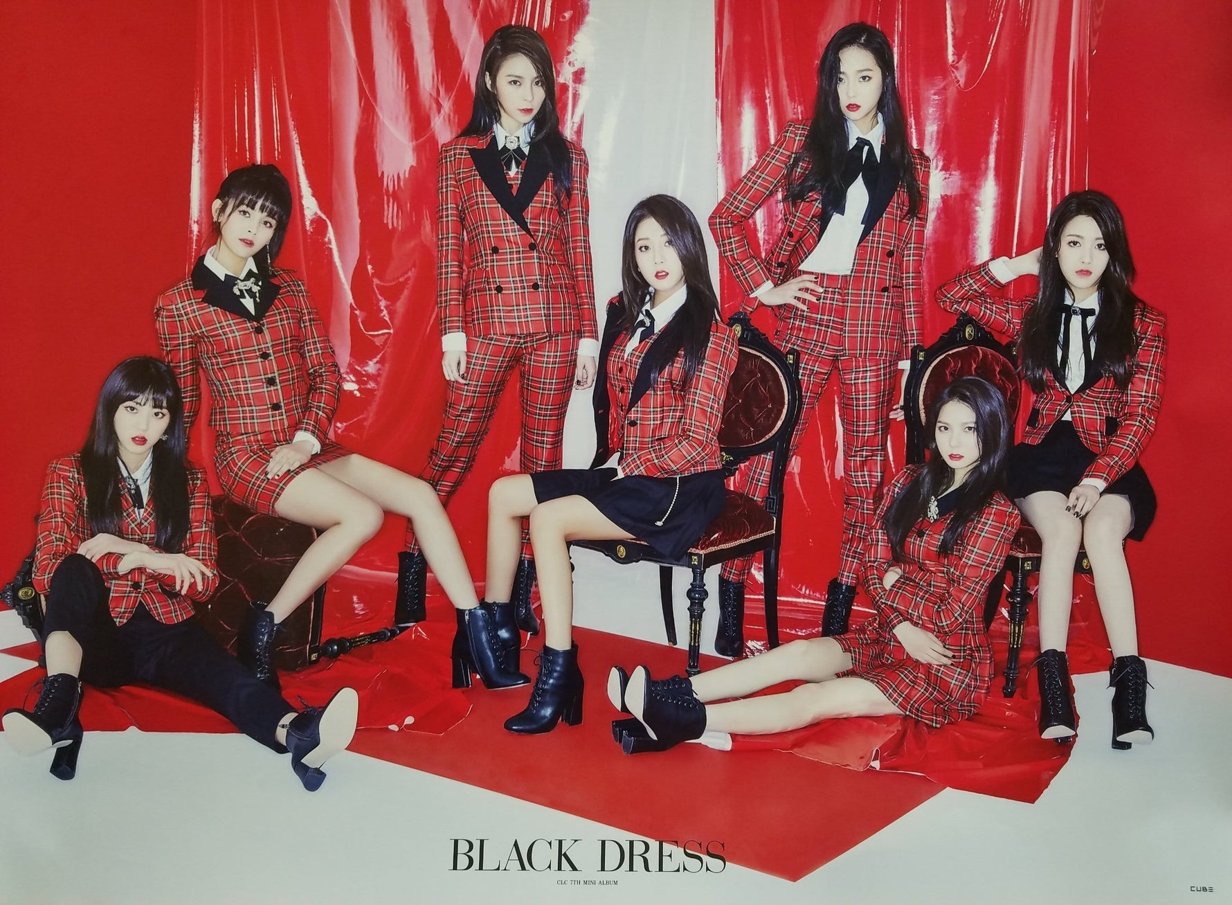 MUSIC PLAZA Poster CLC 7th Mini Album - BLACK DRESS POSTER