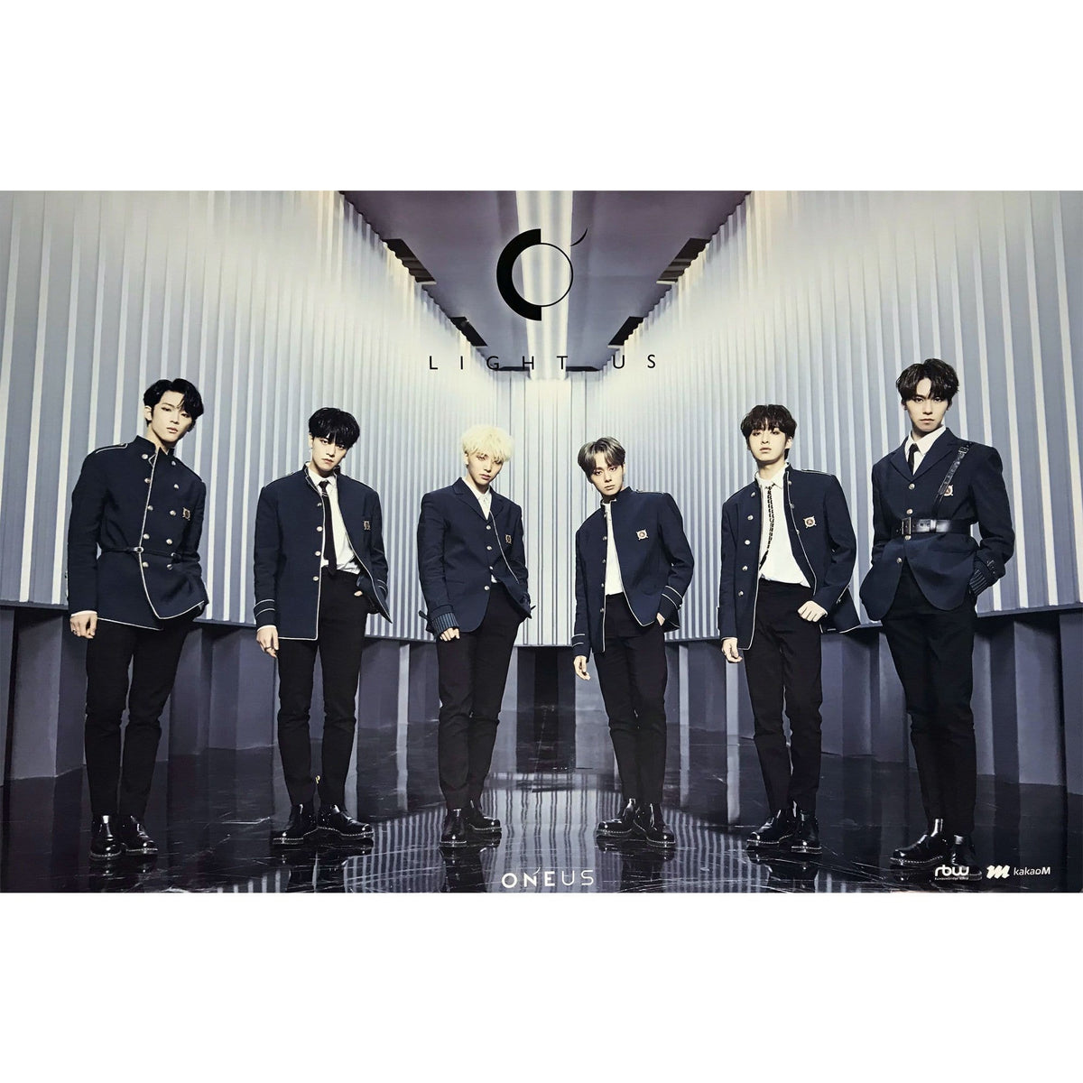 MUSIC PLAZA Poster B. ver 원어스 | ONEUS |  LIGHT US - 1ST MINI ALBUM | POSTER