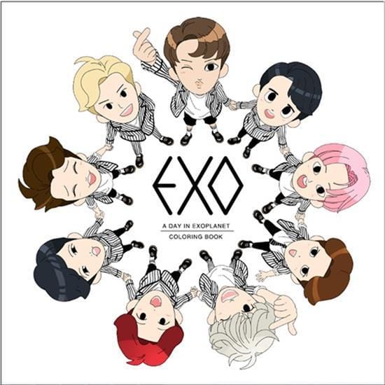 MUSIC PLAZA Goods EXO</strong><br/>A DAY IN EXOPLANET<br/>COLORING BOOK