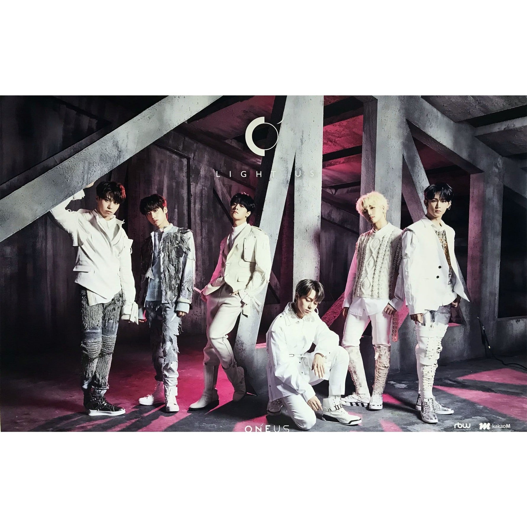MUSIC PLAZA Poster C. ver 원어스 | ONEUS |  LIGHT US - 1ST MINI ALBUM | POSTER