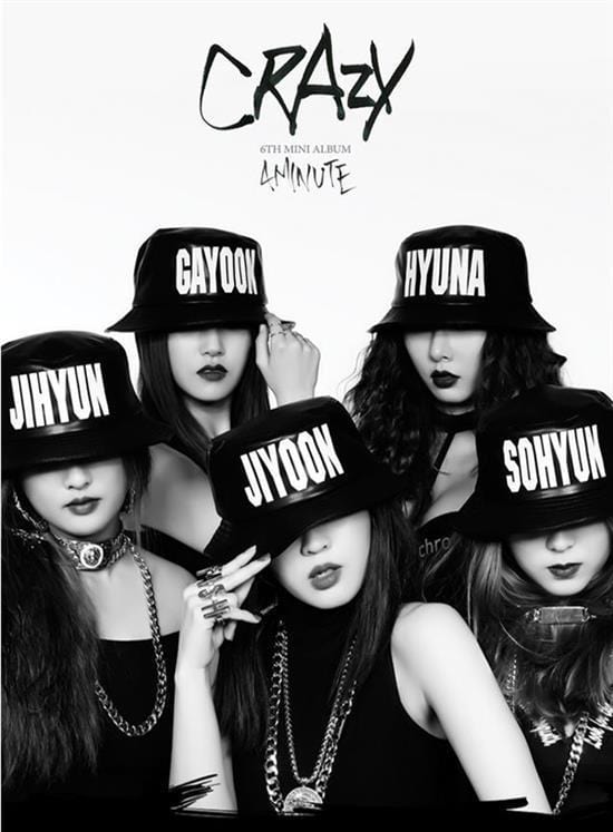 MUSIC PLAZA Poster 4Minute | 포미닛 CRAZY POSTER 20.5" X 29.5"