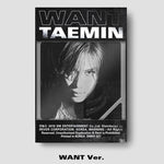 MUSIC PLAZA CD WANT VER. 태민 | TAEMIN 2ND MINI ALBUM [ WANT ] KIHNO ALBUM