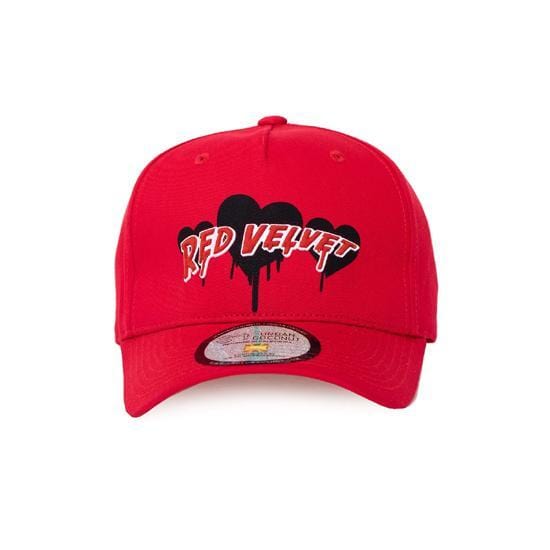 MUSIC PLAZA Goods Red Velvet Logo Dad Hat [ Ball Cap ]