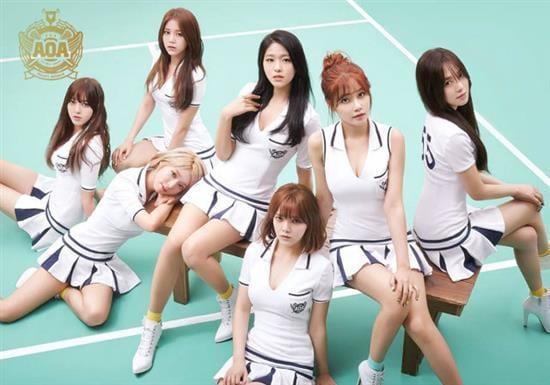 MUSIC PLAZA Poster 에이오에이 | AOA<br/>HEART ATTACK<br/>24" X 16.5"