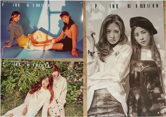 MUSIC PLAZA Poster EUNJI+BOMI 에이핑크 | APINK<br/>PINK REVOLUTION<br/>POSTER ONLY
