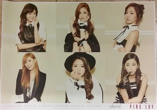 MUSIC PLAZA Poster 에이핑크 | APINK<br/>PINK LUV - B VER.<br/>29" X20.5