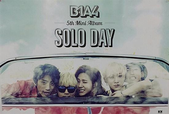 MUSIC PLAZA Poster 비원에이포 | B1A4 | 5th mini album - SOLO DAY | POSTER