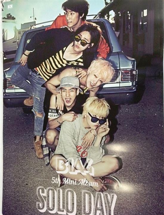 MUSIC PLAZA Poster 비원에이포 | B1A4<br/>SOLO DAY VER.B POSTER<br/>21" X 30"