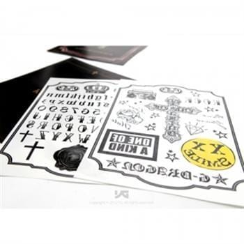 MUSIC PLAZA CD <strong>지드레곤 | G-Dragon</strong><br/>GD 2012 First Mini Album 타투 스티커<br/>GD 2012 First Mini Album TatooSticker