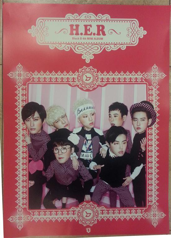 MUSIC PLAZA Poster 블락비 | BLOCK B<br/>H.E.R<br/>18" x 24.5"