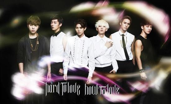 MUSIC PLAZA Poster 비스트 | BEAST<br/>HARD TO LOVE HOW TO LOVE<br/>30" x 20.5"