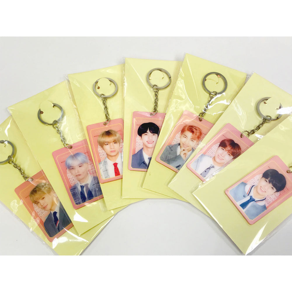 BTS X OFFICIAL LENTICULAR KEYRING / Two Faced Photos