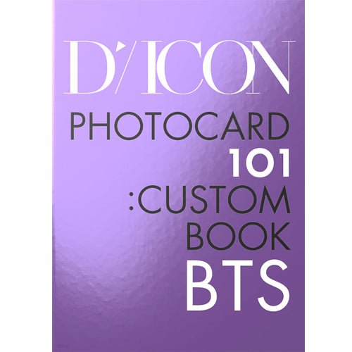 디아이콘 | D-ICON [ BTS ] PHOTOCARD 101 : CUSTOM BOOK